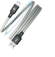 AKSBERRY (6900307940013) X164 Magnetic USB-A - Lightning, серый Кабель