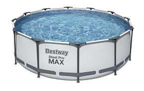 BESTWAY Бассейн каркасный 56260, 366х100 см, 9150л., фильтр-насос в комплекте бассейн