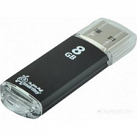 SMARTBUY (SB8GBVC-K) 8GB V-CUT BLACK USB флеш