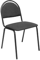 OLSS СМ-7 ткань цвет темно-серый В-40/черная порошковая краска Стул посетительский