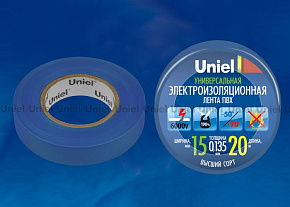 UNIEL (04485) UIT-135P 20/15/01 BLU Изолента