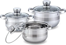 KELLI KL-4215 6 предметов Набор кастрюль KELLI KL-4215 6 предметов