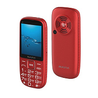 MAXVI B9 Red (2 SIM) Телефон мобильный