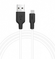 HOCO (6931474711687) X40 USB (m)-microUSB (m) 1.0м - белый Кабель