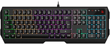 A4TECH Клавиатура Bloody B135N черный USB Multimedia for gamer LED (подставка для запястий) (B135N)