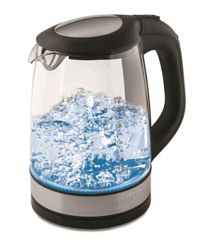 SCARLETT SC-EK27G19 черное стекло 2,2л Чайник электрический