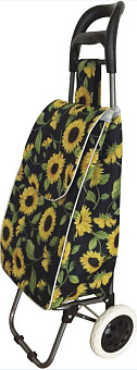 РЫЖИЙ КОТ Тележка с сумкой A204 "Подсолнух", 30 кг (093588) Тележка с сумкой