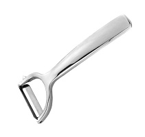 MALLONY Овощечистка SEMPLICE с горизонтальным лезвием, сплав цинка хромированный/лезвие — нерж сталь (984040) Овощечистка