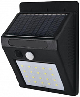 DUWI 25013 5 Светильник светодиодный Solar LED, на солнечных батареях, 5Вт, 6500К, 400Лм, IP65, с датчиком движения, цвет черный, duwi Светильники ули