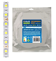VOLPE (UL-00004533) ULS-Q323 2835-60LED/M-8MM-IP65-DC12V-4,8W/M-5M-3000K катушка в герметичной упаковке Лента светодиодная