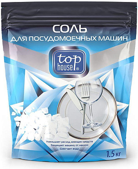 TOP HOUSE Соль для посудомоечных машин, 1.5. кг (180506)
