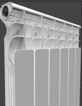АКВАПРОМ AL 500/80 A21 10 секций 00-00018432 Радиатор алюминиевый