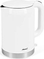 ATLANTA ATH-2450 white (1,7л. металлпластик) Чайник электрический