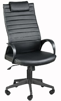 OLSS кресло КВЕСТ экокожа черный Кресло компьютерное