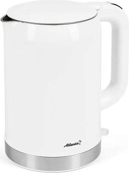 ATLANTA ATH-2450 white (1,7л. металлпластик) Чайник электрический