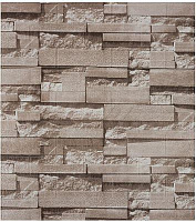 РЫЖИЙ КОТ Панель самоклеящаяся Стена 70х77см, бежевая (105724) Панель самоклеящаяся