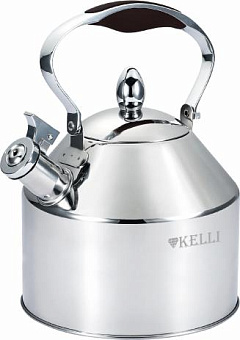 KELLI KL-4345 3,5л металл, ручка черная Посуда KELLI KL-4345 3,5л металл, ручка черная