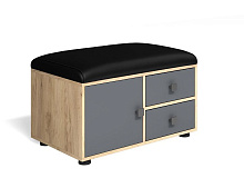 БИТЕЛ МИНИ МЛ-5 ДУБ ЗОЛОТОЙ КРАФТ/СЕРЫЙ ГРАФИТ/С.-118 Обувница БИТЕЛ МИНИ МЛ-5 ДУБ ЗОЛОТОЙ КРАФТ/СЕРЫЙ ГРАФИТ/С.-118