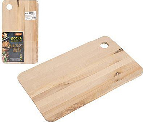 MALLONY Доска разделочная Sencillo 18х31см (массив берёзы 8мм) (986058) Разделочные доски. коврики, маты