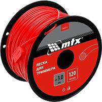 MTX Леска для триммера круглая 3,0 мм х 120 м, на катушке 96874