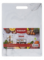 ATTRIBUTE ABX143-1 Доска разделочная MARBLE White 27,5х36,5см Доска разделочная