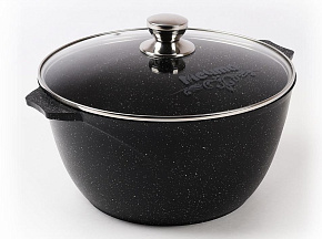 МЕЧТА 43802 Гранит black 3л Кастрюля МЕЧТА 43802 Гранит black 3л