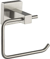 GFMARK 87002 Держатель туалетной бумаги, без экрана, из нержавеющей стали, с квадратным основанием, цвет САТИН