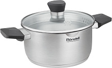 RONDELL Strike Grey Ultra RDS-1948 2.8л Кастрюля RONDELL Strike Grey Ultra RDS-1948 2.8л. d=20см (с крышкой) стальной