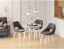 POLINI Стол обеденный Home London бетон-белый (1 кор.) Корпусная мебель