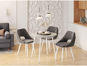 POLINI Стол обеденный Home London бетон-белый (1 кор.) Корпусная мебель