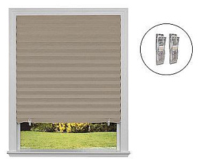 РЫЖИЙ КОТ Самоклеящиеся шторы-плиссе Skandi, размер 90х180см, цвет серый 106245 Самоклеящиеся шторы-плиссе