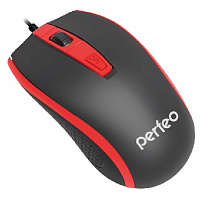 PERFEO (PF-383-OP-B/RD) PF-4928, черный/красный Мышь проводная оптическая