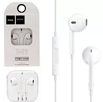 HOCO (6957531032700) M1 ORIGINAL SERIES AUX 3.5мм белый Наушники HOCO (6957531032700) M1 ORIGINAL SERIES AUX 3.5мм белый