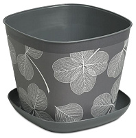 VIOLET Листопад 1,3л (темно-серый) 38113151 Кашпо