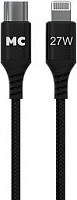MORE CHOICE (4620202554130) K69ia USB 3.0A PD 27W для Lightning ng 8-pin Type-C - 1м , черный Кабель MORE CHOICE (4620202554130) K69ia USB 3.0A PD 27W