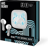 AKSBERRY (6900288050015) G23 TWS, белый Наушники AKSBERRY (6900288050015) G23 TWS, белый