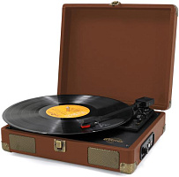 RITMIX LP-100 Brown leather Проигрыватель RITMIX LP-100 Brown leather