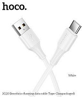 HOCO (6942007658911) X120a ,для Type-C, 1 м, White Кабель HOCO (6942007658911) X120a ,для Type-C, 1 м, White
