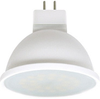 ECOLA M2RV70ELC MR16/7W/GU5.3/4200K светодиодная лампа ECOLA M2RV70ELC MR16 7,0W 220V GU5.3 4200K матовое стекло