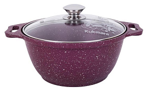 KUKMARA к21tsm а/пр литая 2,0л стекл/кр Trendy style mystery Кастрюля KUKMARA к21tsm а/пр литая 2,0л стекл/кр Trendy style mystery
