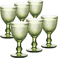 LORAINE 60429 Набор бокалов 340 мл 6 шт зеленый LR (х4)