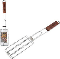 ECOS Решетка для барбекю RD-169D (для сосисок, р-р 17х8.5 см, общая длина 50 см) 999617 Всё для барбекю