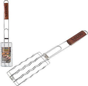 ECOS Решетка для барбекю RD-169D (для сосисок, р-р 17х8.5 см, общая длина 50 см) 999617 Всё для барбекю
