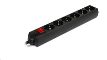 SVEN OPTIMA 3,0 м (6 розеток с защитными шторками, черный, цветная коробка) сетевой фильтр