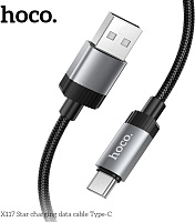 HOCO (6942007652568) X117a ,для Type-C, 1 м, Black Кабель