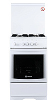 DE LUXE 5040.37 г (кр) белый Плита газовая