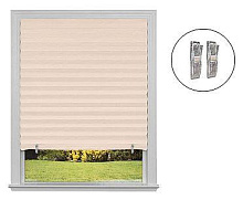 РЫЖИЙ КОТ Самоклеящиеся шторы-плиссе Skandi, размер 60х180см, цвет бежевый 106248 Самоклеящиеся шторы-плиссе