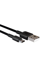 MORE CHOICE (4627151197326) K14m USB (m)-microUSB (m) 0.25 м - черный Кабель