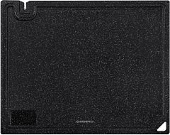 MAUNFELD ASTRID MF40ASTR31CB Доска разделочная с ножеточкой, 40*31,5 см, черный