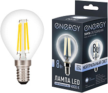 ENERGY LED G45F-8-E14-4000 (109322) Лампа светодиодная